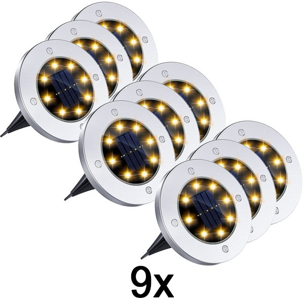 3x Solarne podne lampe za spoljašnju upotrebu (3 kom.) | LUMIGARD