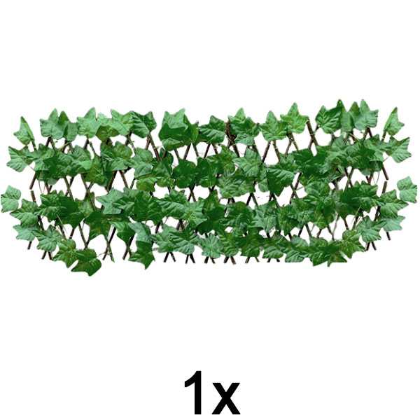 1x Proširiva panelna ograda sa bršljanom – 30×180 cm, UV otporna, bez alata | GREENFENCE